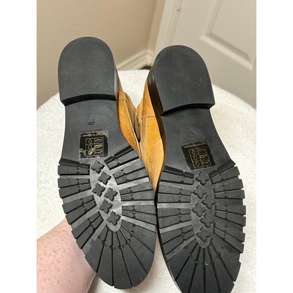 NWOT Free People Showdown Lace Up Leather Boots - Picture 4 of 15